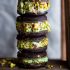 Pistachio Ice Cream Sandwiches with Thin Mint Cookies