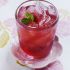 Sparkling raspberry mojito