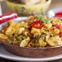 Pumpkin curry with tofu and mixed veggies