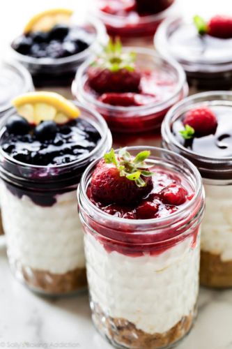 No-Bake Cheesecake Jars