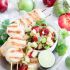 Grilled Scallops with Tomatillo Plum Salsa