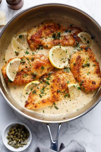 Lemon parmesan chicken piccatta