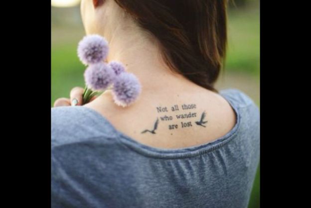 Not all those who wander are lost