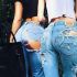 Ripped Butt Jeans