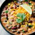 Crockpot creamy taco chicken chili