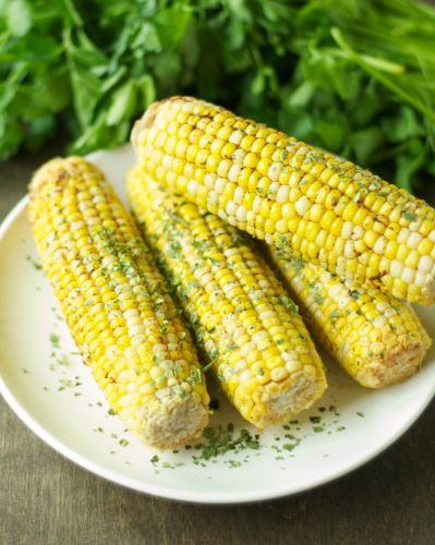 Slow Cooker Corn On The Cob With Chili Lime Butter