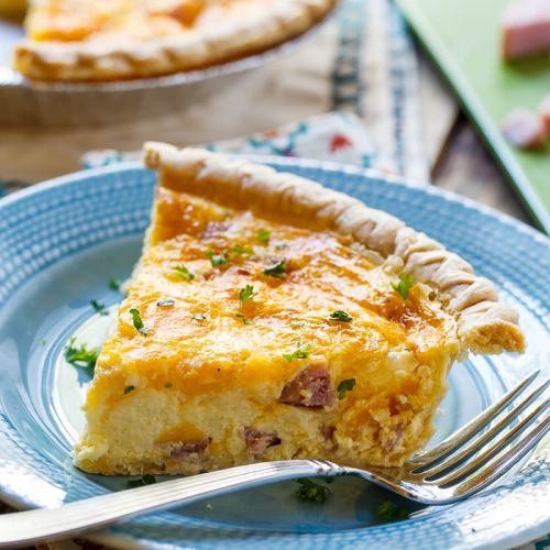 Easy Ham And Cheese Quiche