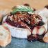 Baked Brie with honeyed cherries & toasted pecans
