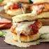 Chicken Pizziola Sliders On Garlic Herb Biscuits