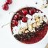 Cherry smoothie bowl