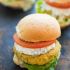 Chickpea Burgers with Tzatziki Sauce