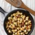 Potatoes and ham