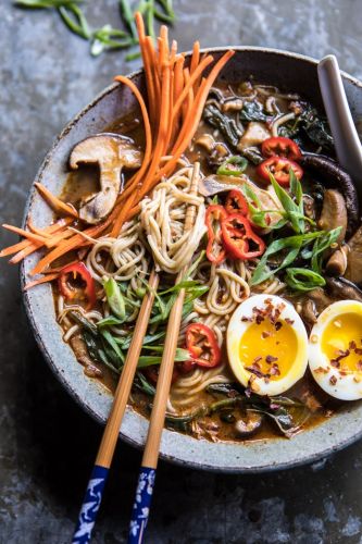 Chicken And Spinach Ramen
