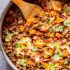 Southwest Ground Beef and Sweet Potato Skillet