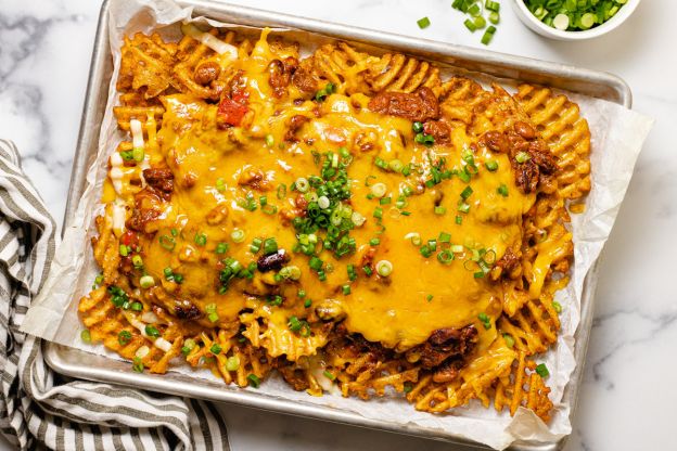 The Easiest Chili Cheese Fries