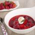 Strawberry soup