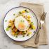 Fried Egg and Mango Salsa Waffles