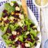 Roasted Beet Salad with Hemp Heart Crusted Goat Cheese