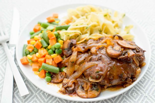 Salisbury Steak with Mushroom Gravy