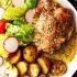 One pan maple mustard chicken and potatoes