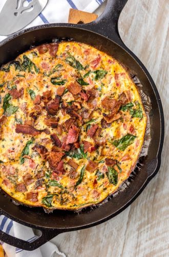 One Pan BLT Skillet Frittata