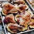Sheet Pan Roasted Chicken with Wine Butter and Squash