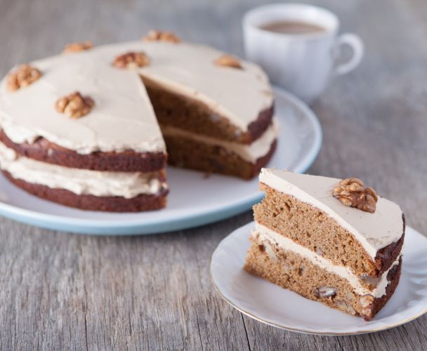 Coffee and Walnut Cake