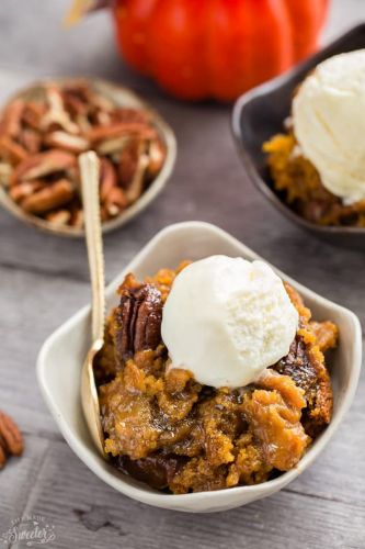 Pumpkin Pecan Pudding Cake
