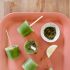 Cucumber Cocktail Pops with Honey and Za'atar