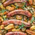 Baked Sausages With Apples