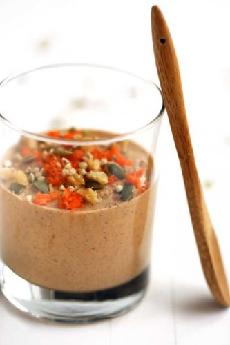 Raw Carrot Cake Buckwheat Porridge
