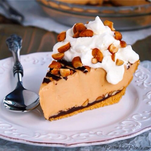 Ultimate No Bake Peanut Butter Pie