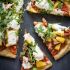Grilled Pineapple Crispy Pork Belly Burrata and Arugula Pizza