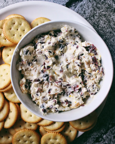 The Best Honey Cranberry Walnut Cream Cheese Spread