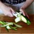 Slice the zucchini