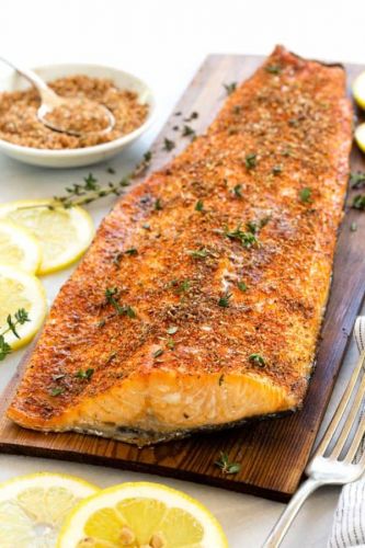 Grilled Cedar Plank Salmon