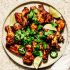 5-Ingredient Oven-Broiled Chipotle Chicken Wings with Salsa Negra