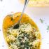 5-Ingredient Pesto Spaghetti Squash Boats