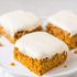 Pumpkin sheet cake with greek yogurt cream cheese frosting