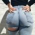 Ripped Butt Jeans