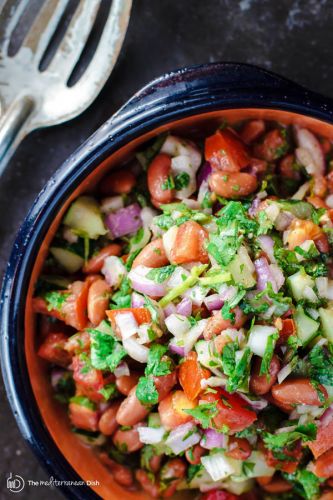 Kidney Bean Salad with Cilantro and Dijon Vinaigrette