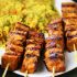 Tandoori Salmon Skewers