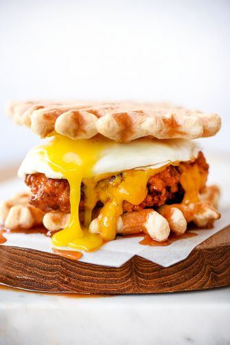 Chicken and Waffles Sliders
