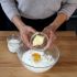 Make the dough: butter