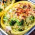 Broccoli Cheese Stuffed Spaghetti Squash