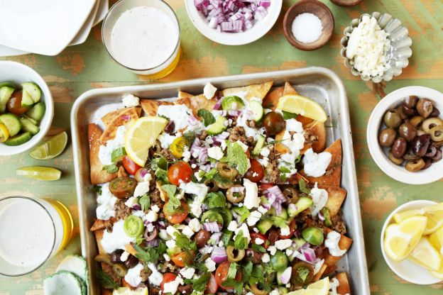 Greek-Inspired Nachos