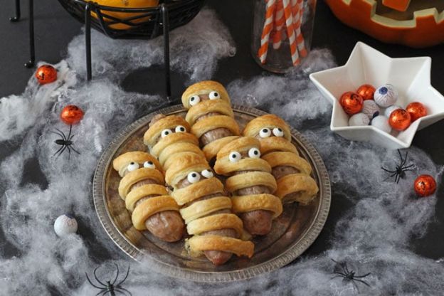 Spooky Sausage Mummies With Lamb