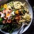 30 Minute Garlic Butter Pasta with Herbed Pork Bolognese