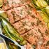 Mustard Salmon Sheet-Pan Dinner