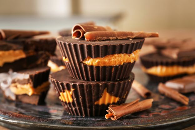 Dark Chocolate Almond Butter Cups